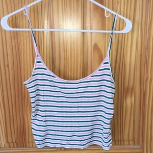 Striped Crop Top